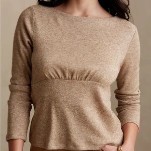 NWT Banana Republic Peplum top - M